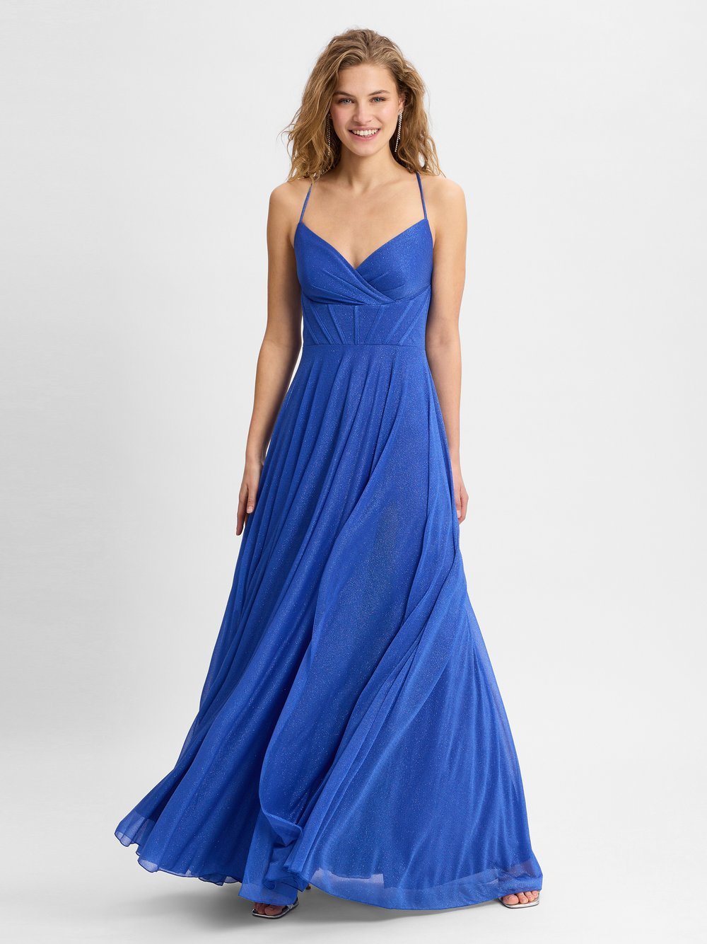 Marie Lund Abendkleid Damen blau, 40