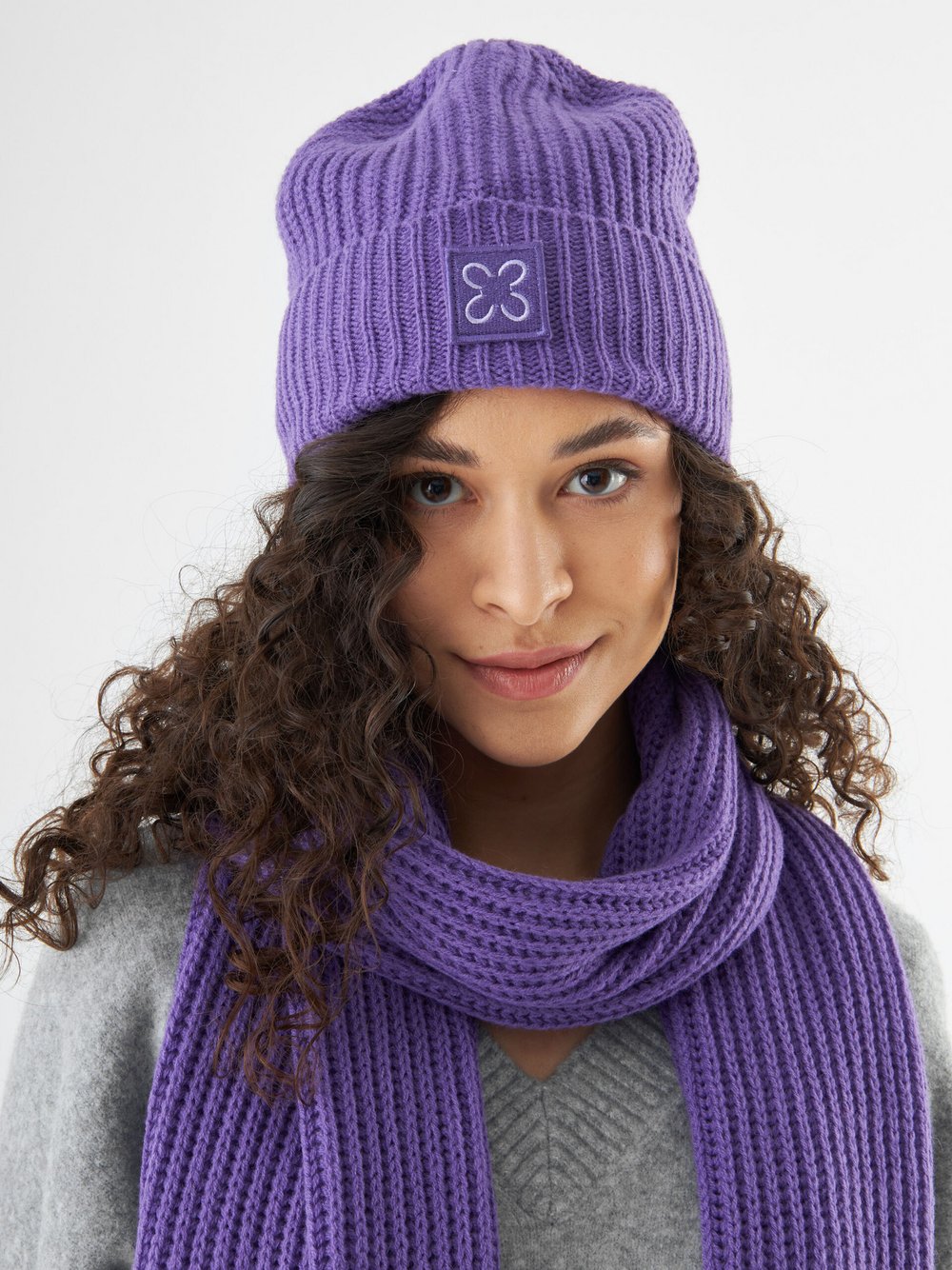 Thumbnail - Codello Mütze Damen lila, ONE SIZE