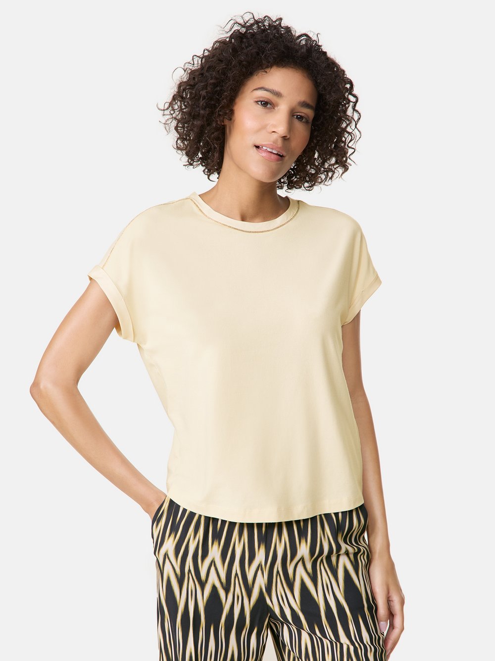 Gerry Weber T-Shirt Damen beige, 46