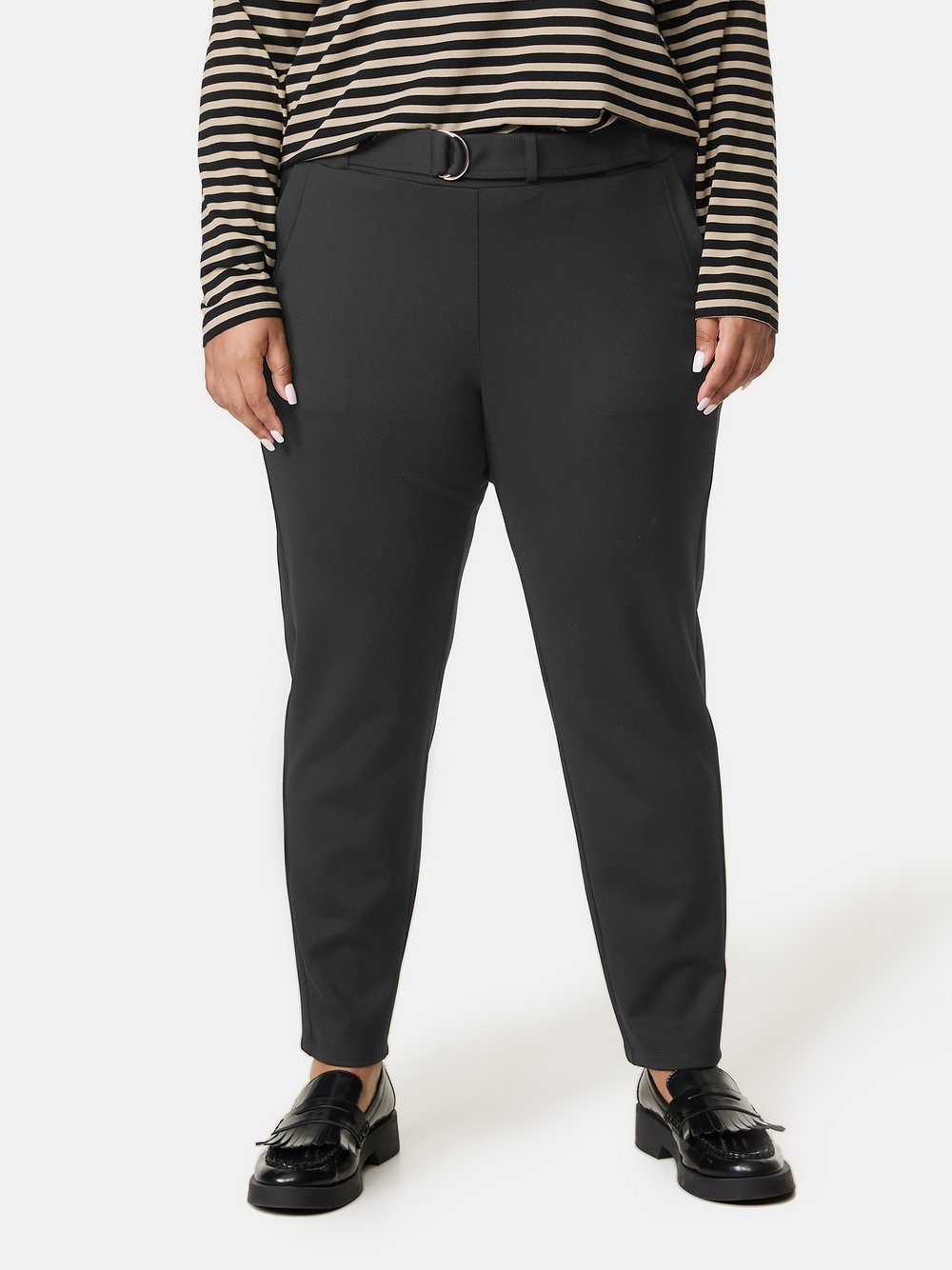 Samoon Jogpants Damen Viskose schwarz, 54