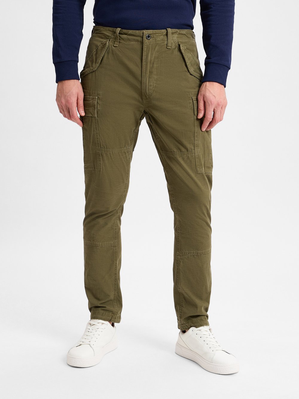 Polo Ralph Lauren Cargohose Herren Baumwolle grün, 34-32