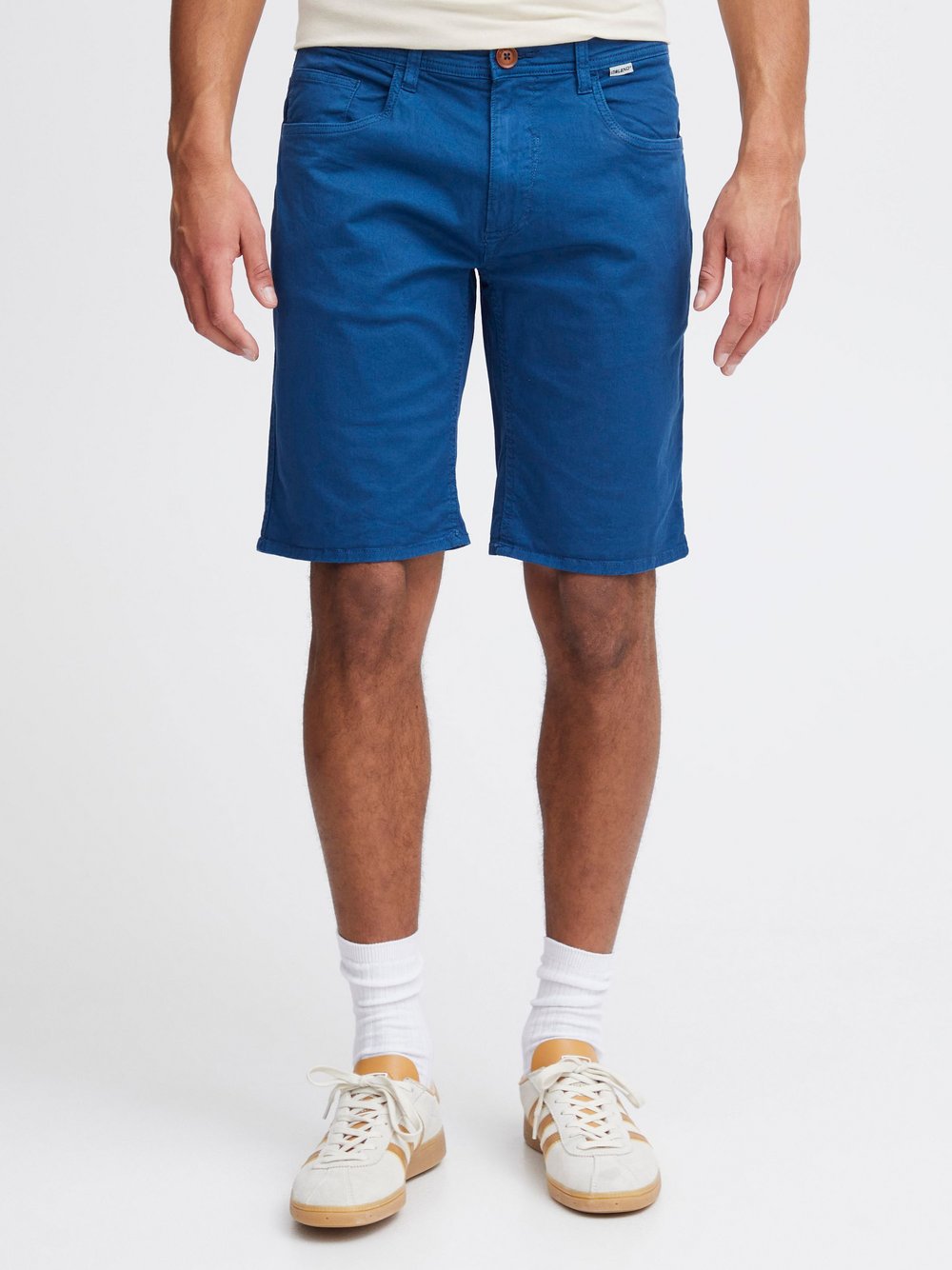 BLEND Shorts Herren Baumwolle blau, L