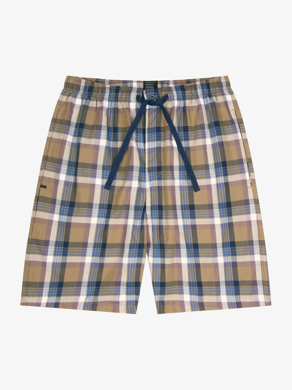 Schiesser Pyjamahose  Herren Baumwolle mehrfarbig kariert, 54