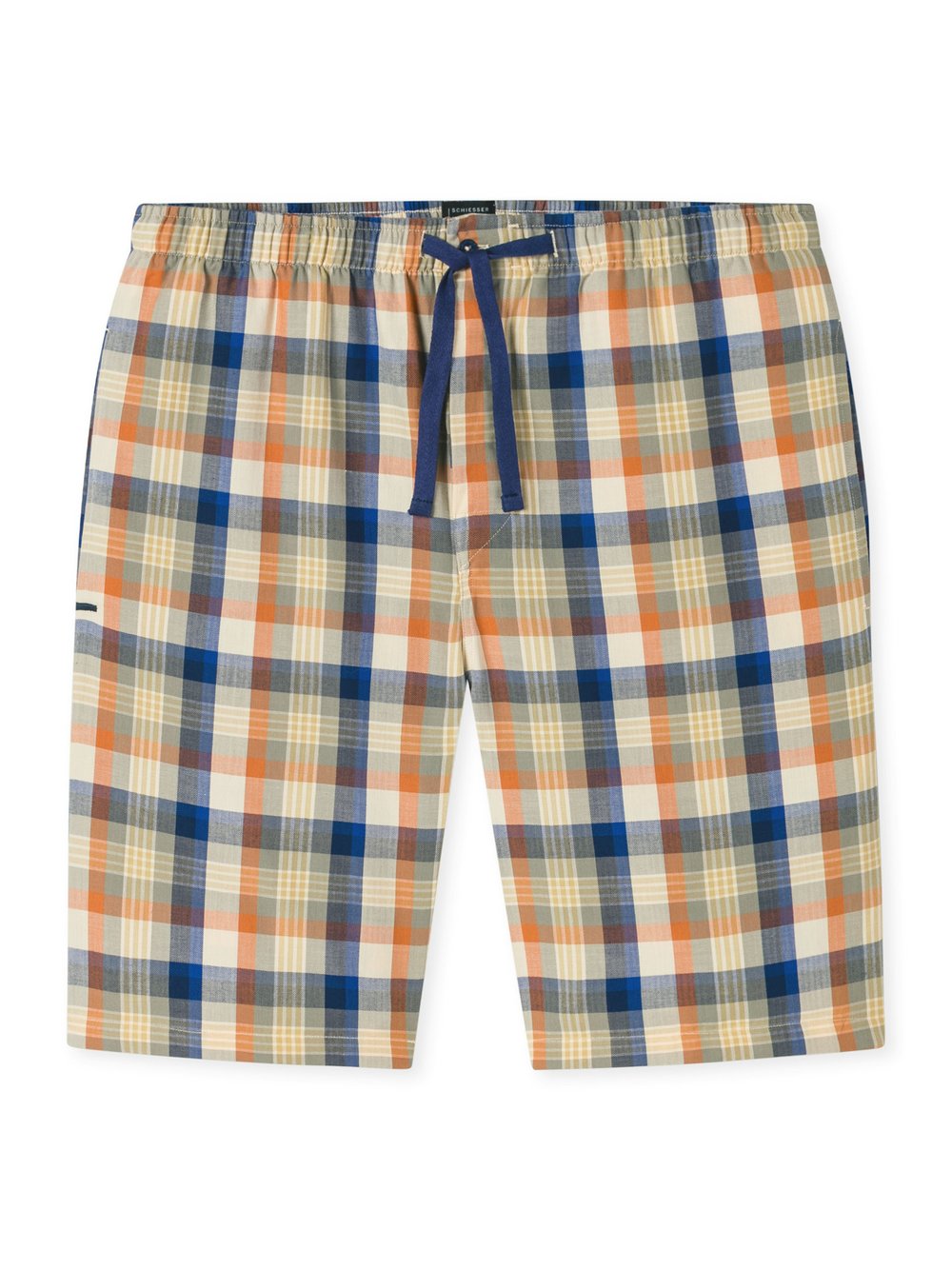 Thumbnail - Schiesser Pyjamahose Herren Baumwolle mehrfarbig kariert, 52