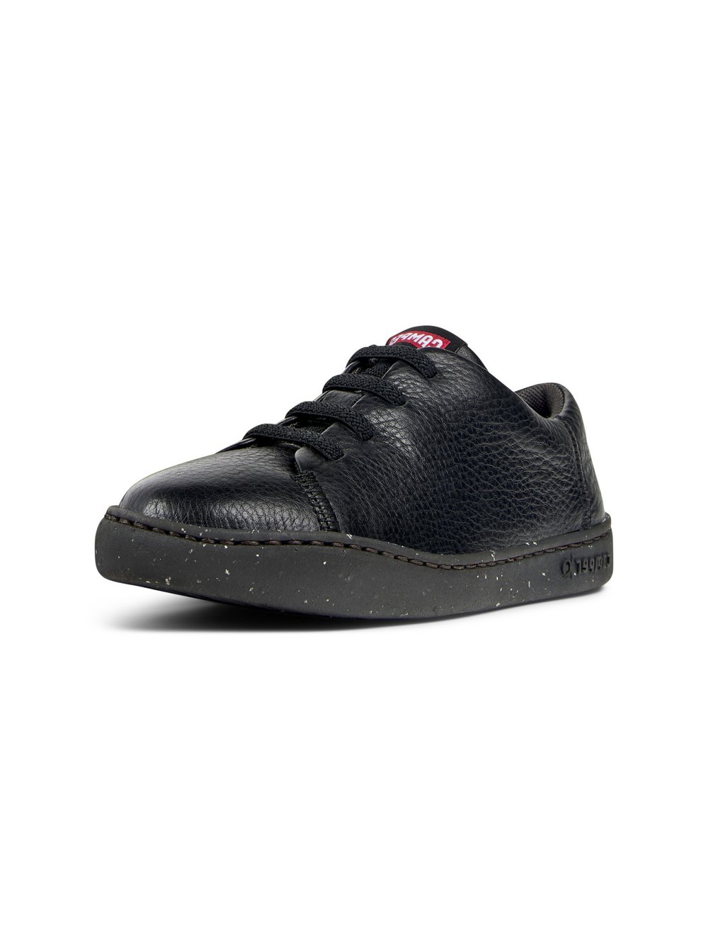 Camper Schnürschuhe Kinder Leder schwarz, 32