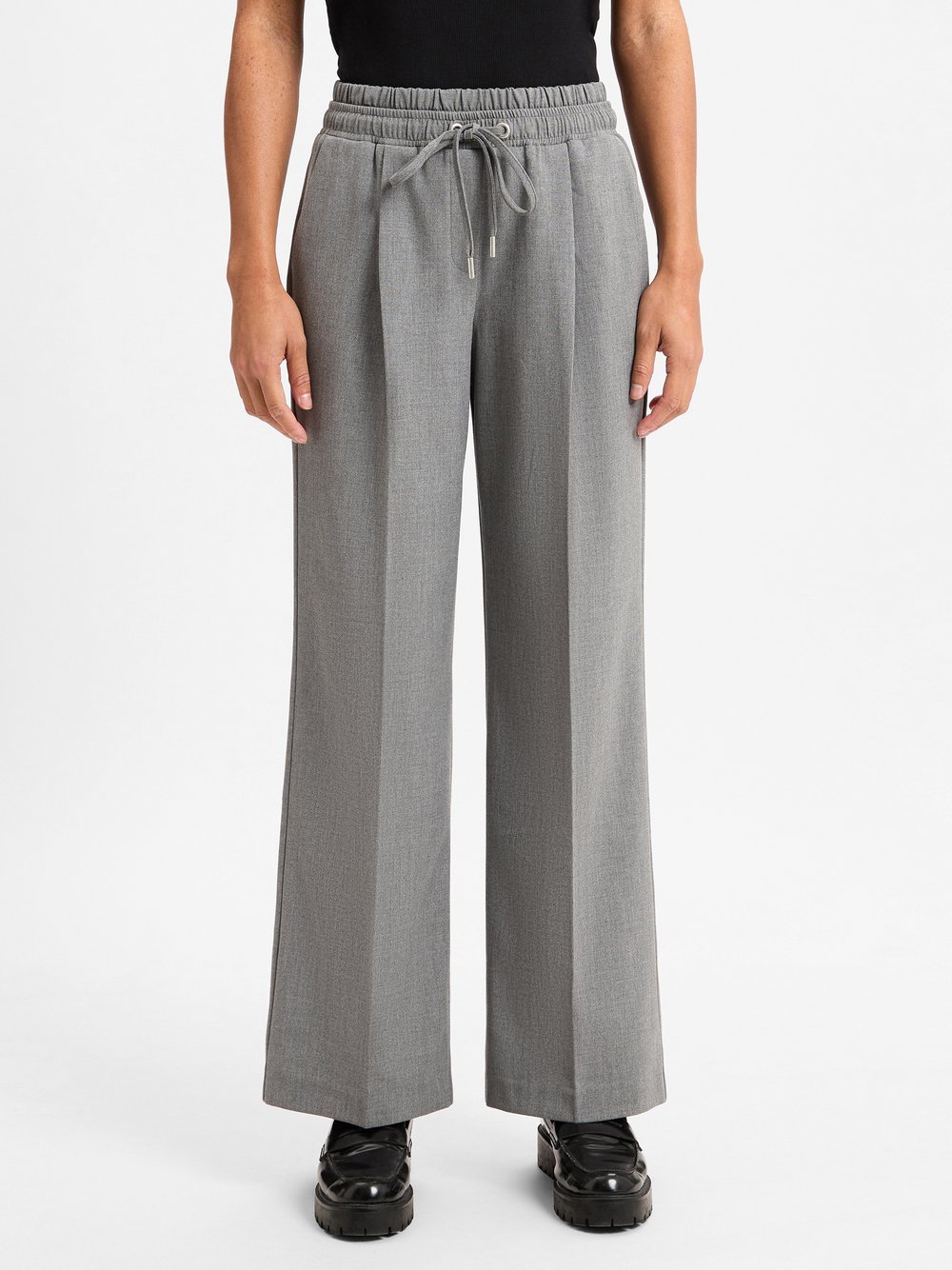 Opus Stoffhose Damen grau meliert, 42