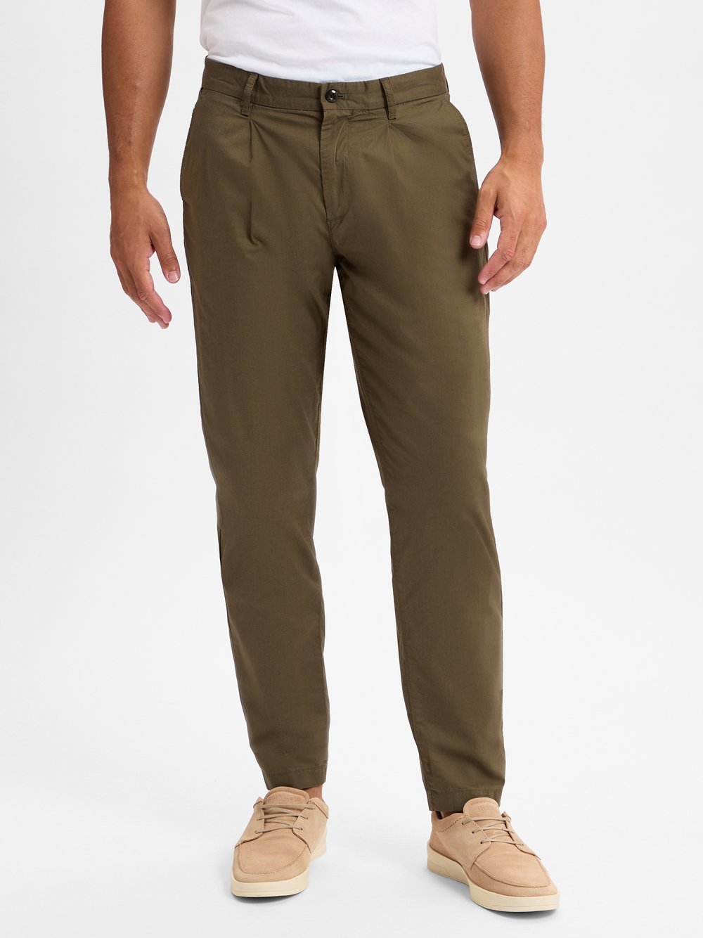 Tommy Hilfiger Stoffhose Herren Baumwolle grün, 36-32