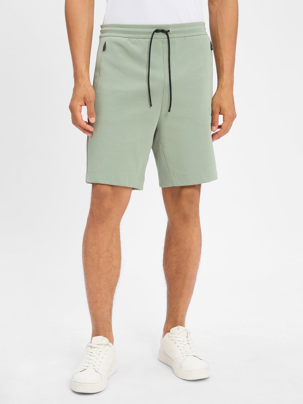 BOSS Green Sweatshorts Herren Baumwolle grün, L