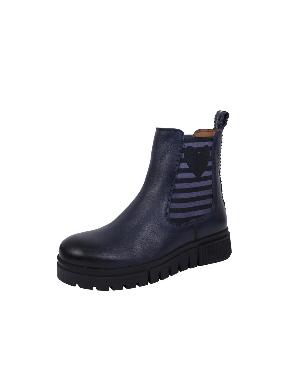 Crickit Chelsea-Boots Damen Leder blau, 36