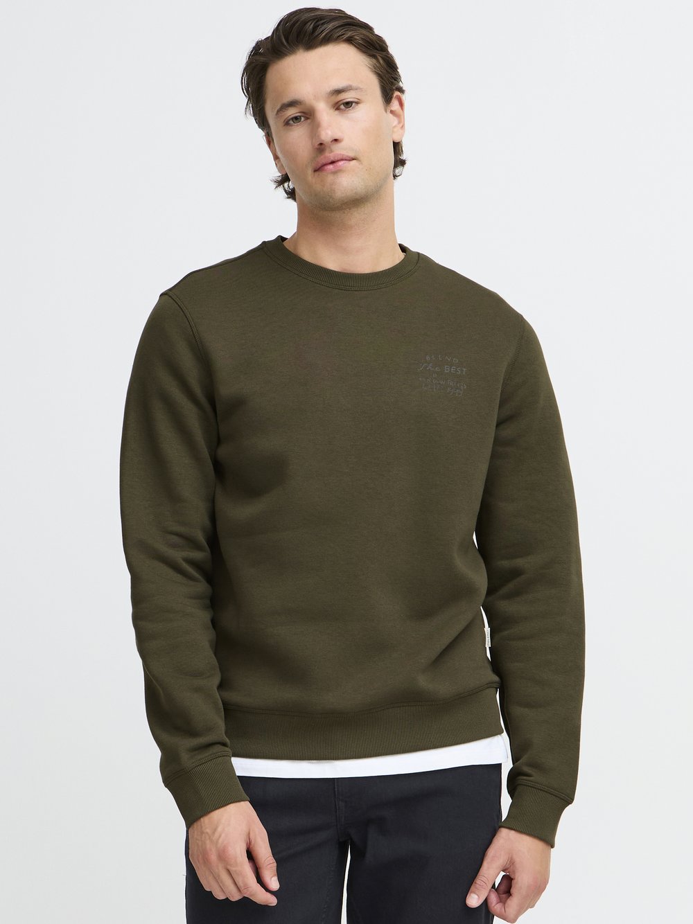 BLEND Sweatshirt Herren grün, L