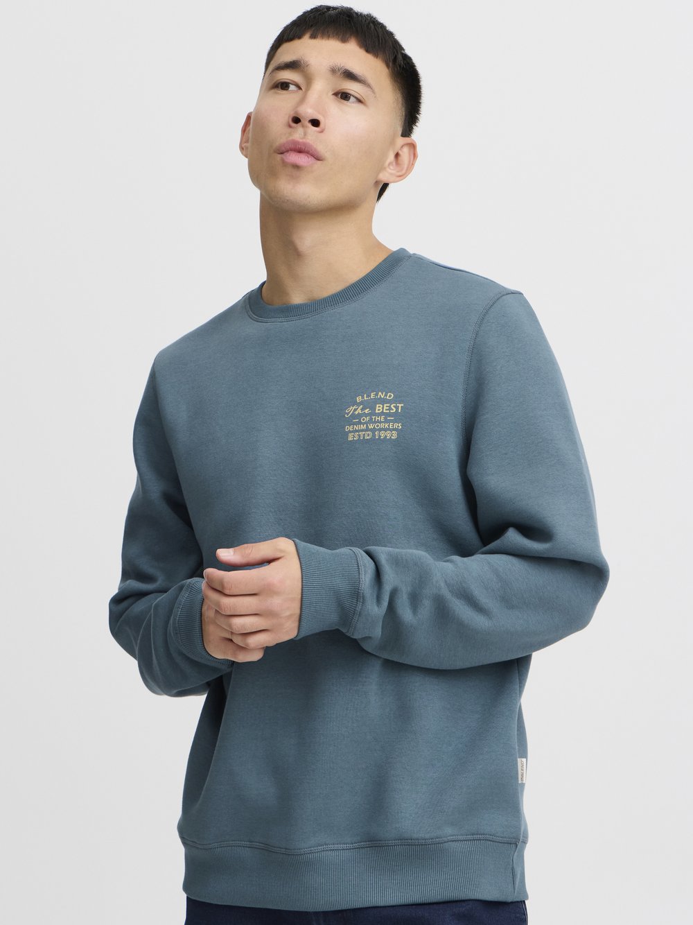 BLEND Sweatshirt Herren blau, XXL