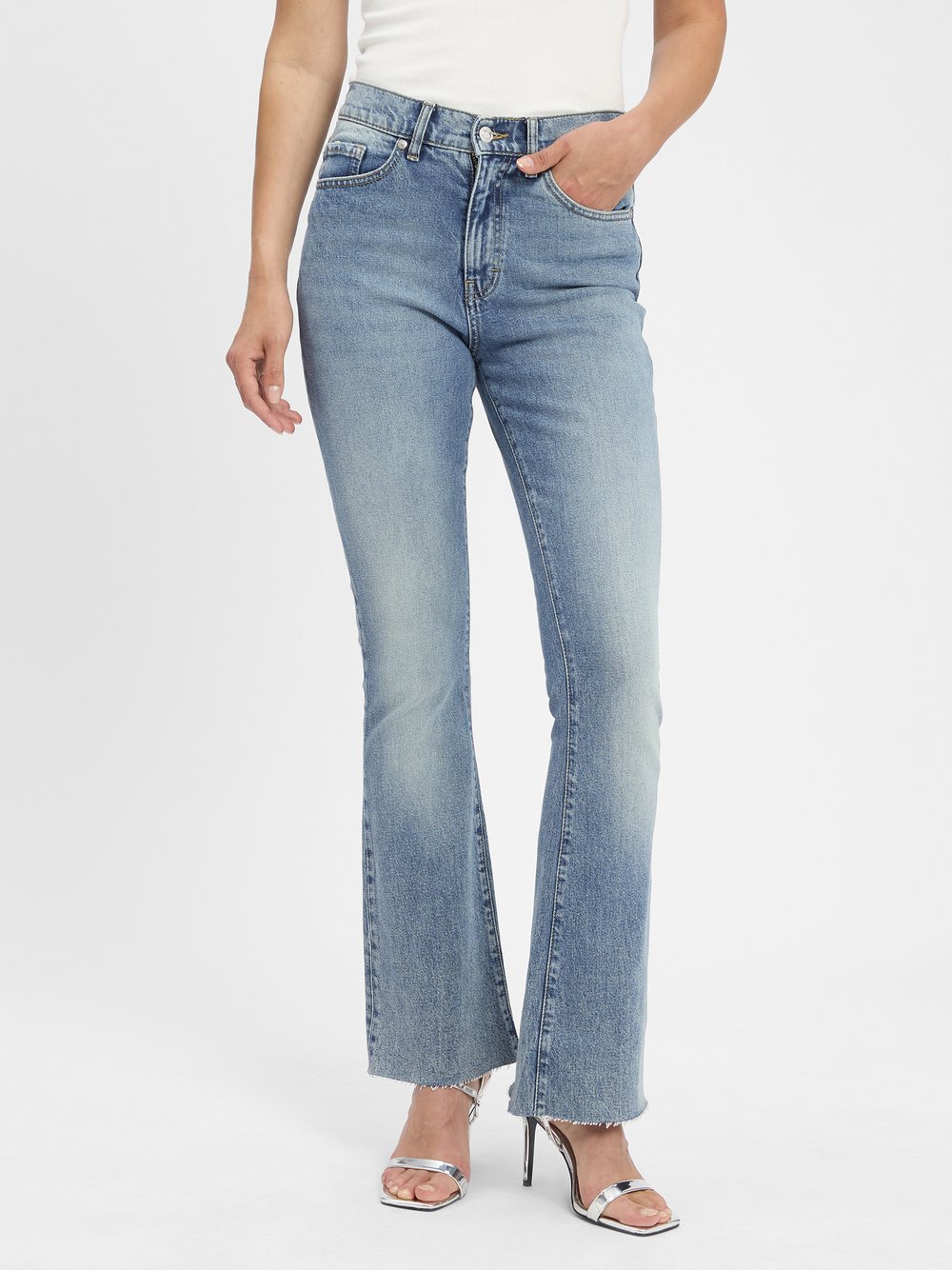 HUGO Jeans Damen Baumwolle blau, 26-34