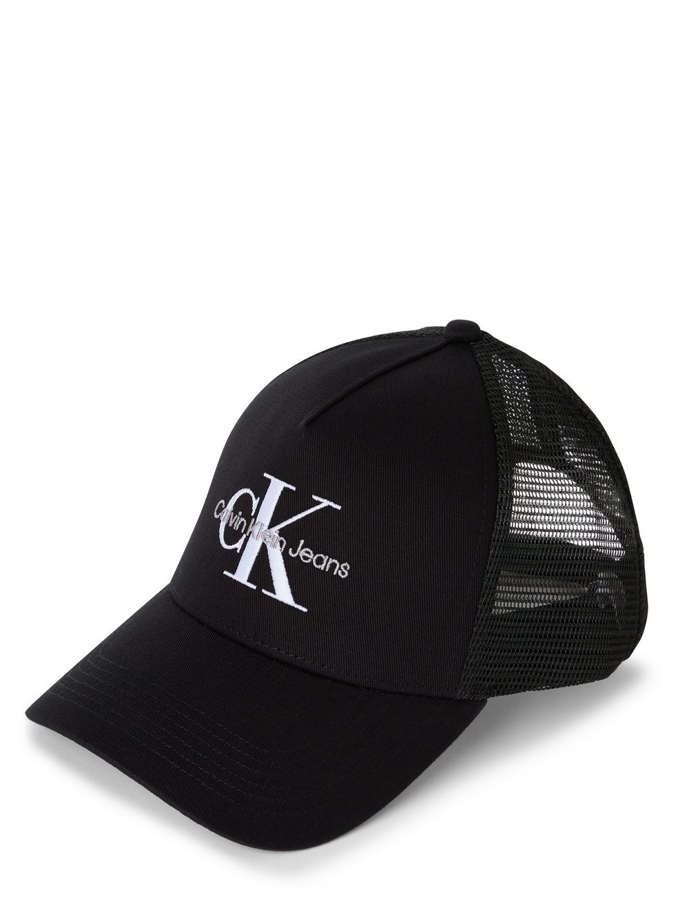 Calvin Klein Jeans Baseballcap Herren Baumwolle schwarz, ONE SIZE