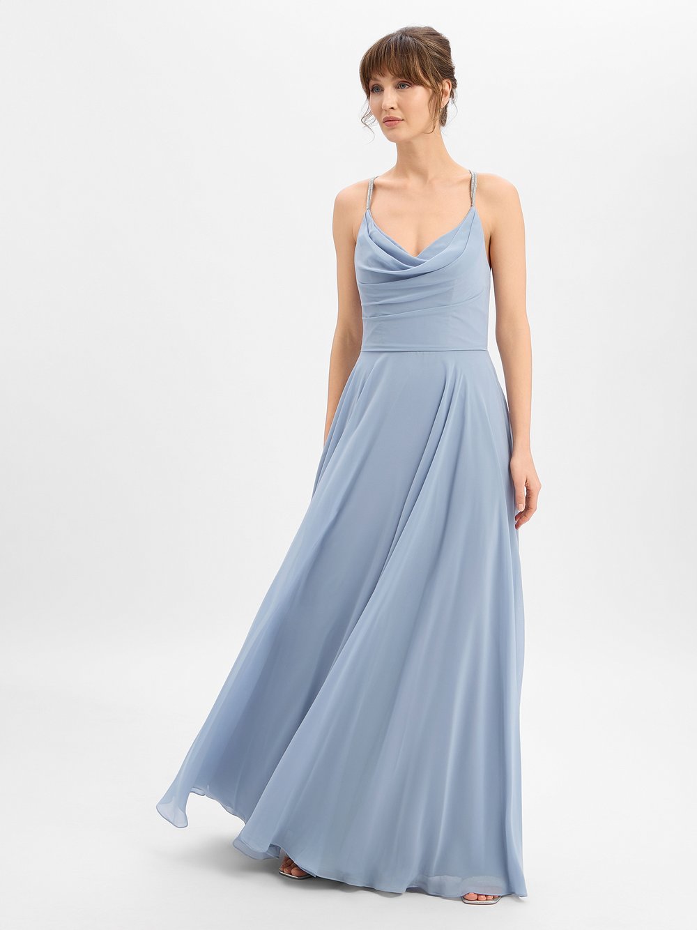 Luxuar Fashion Abendkleid Damen blau, 38