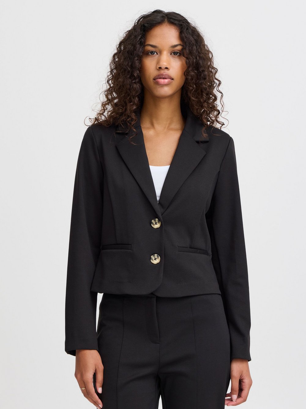 Ichi Kurzblazer Damen schwarz, XXL