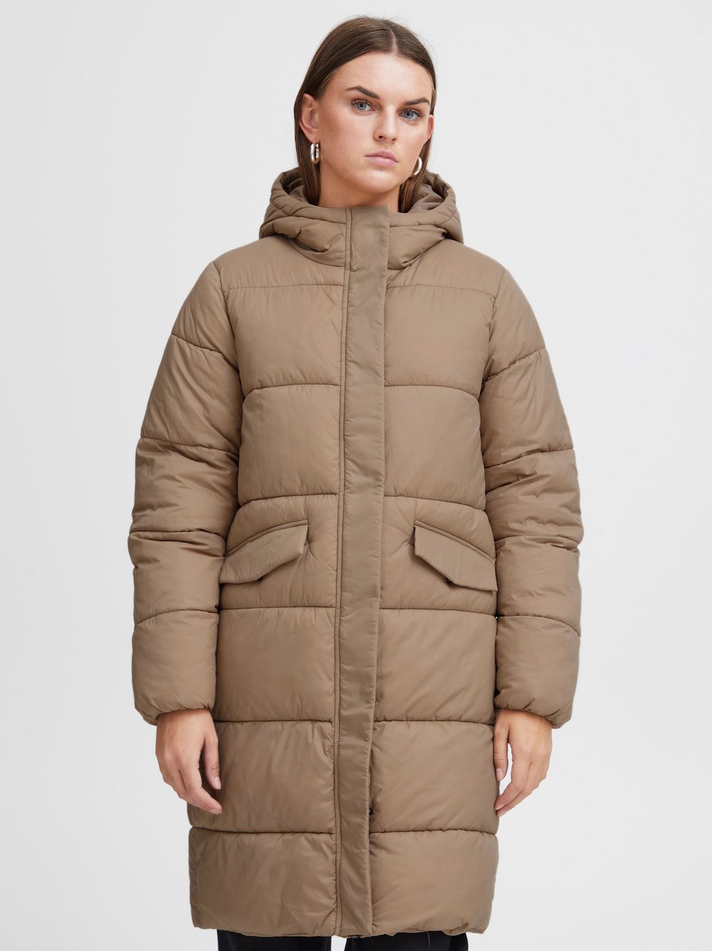 Ichi Winterjacke Damen braun, M