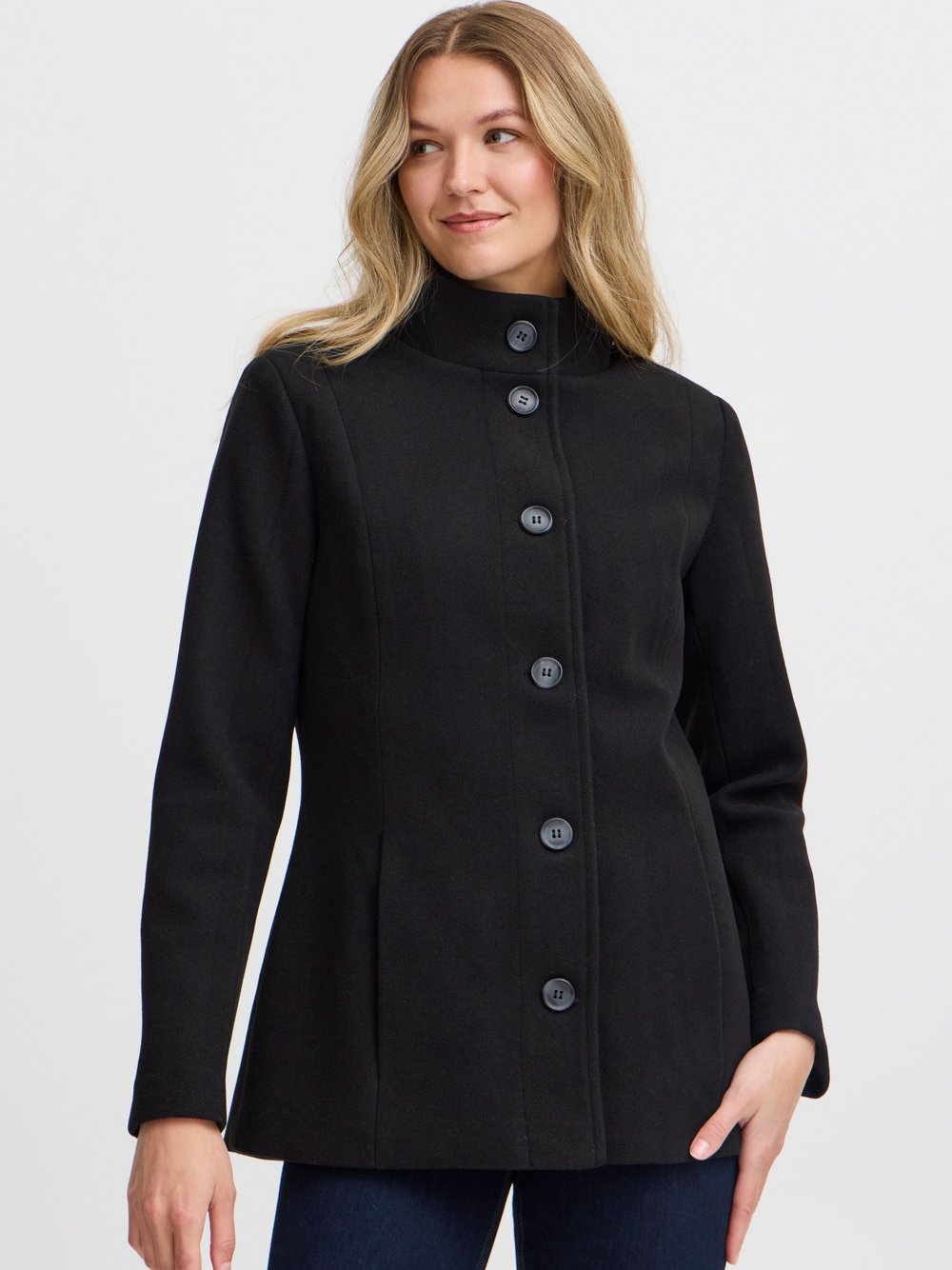 fransa Übergangsjacke Damen schwarz, M