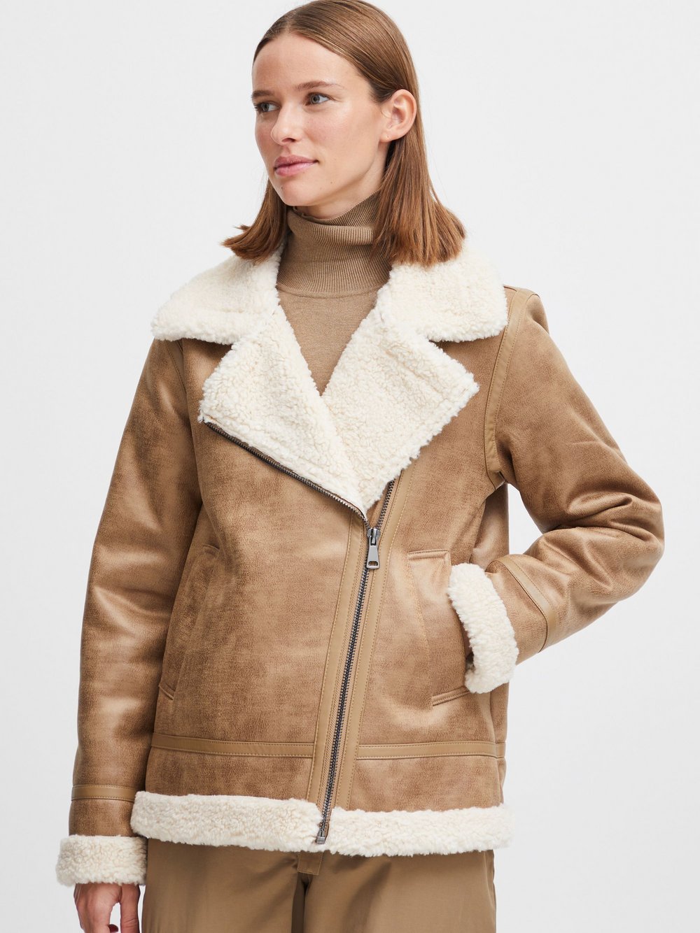 B.Young Winterjacke Damen braun, 36