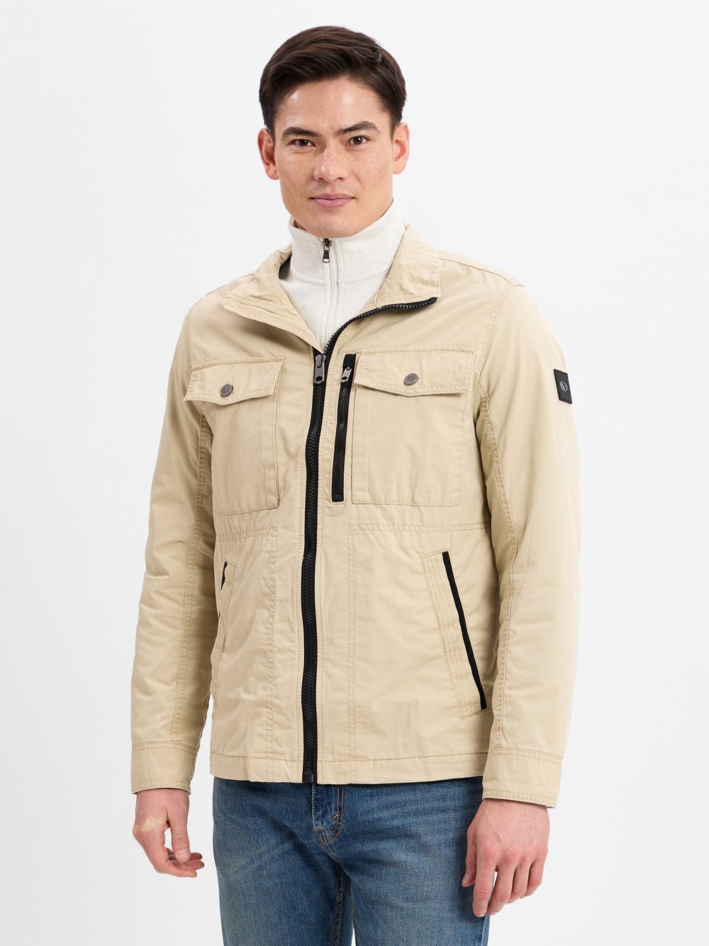 Tom Tailor Fieldjacket Herren Baumwolle beige, XXXL