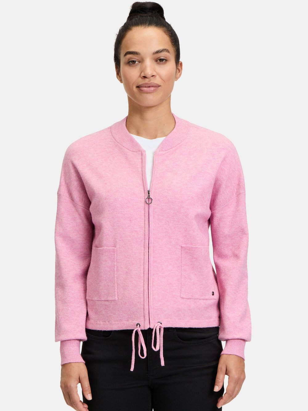 Betty & Co Strick-Cardigan Damen Viskose rosa, 36