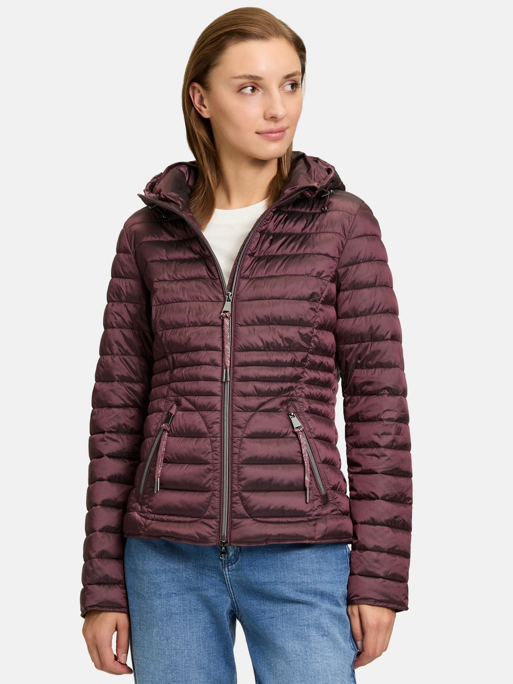 Cartoon Steppjacke Damen Polyamid braun, 34