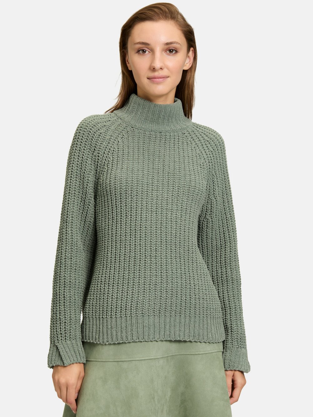 Cartoon Strickpullover Damen grün, 38