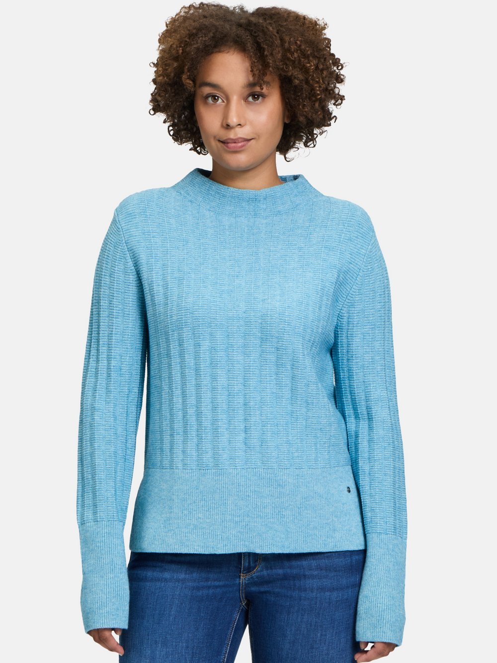 Betty & Co Strickpullover Damen Viskose blau, 36