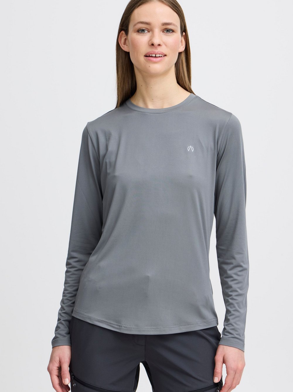 North Bend Longsleeve Damen grau, 38