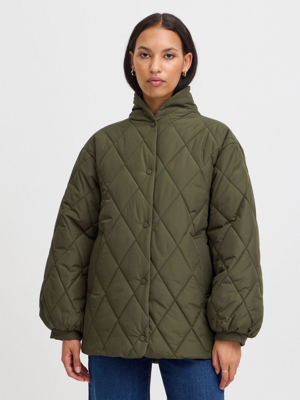 Ichi Steppjacke Damen grün, 38