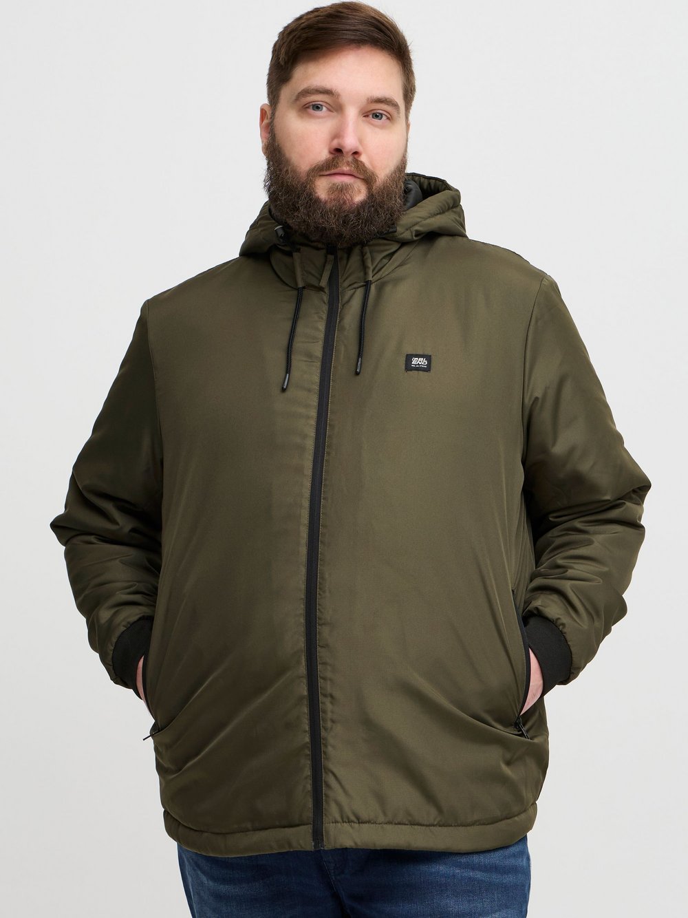 BLEND Outdoorjacke Herren grün, 6XL