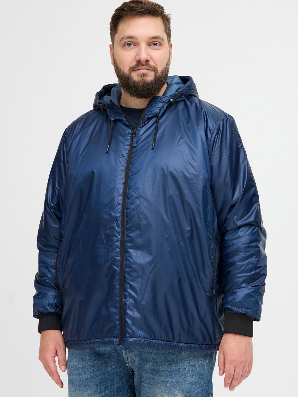 BLEND Outdoorjacke Herren blau, XXXXL