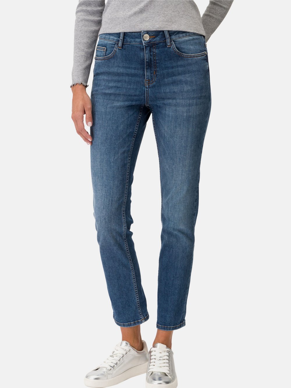 zero Jeans Damen Baumwolle blau, 36