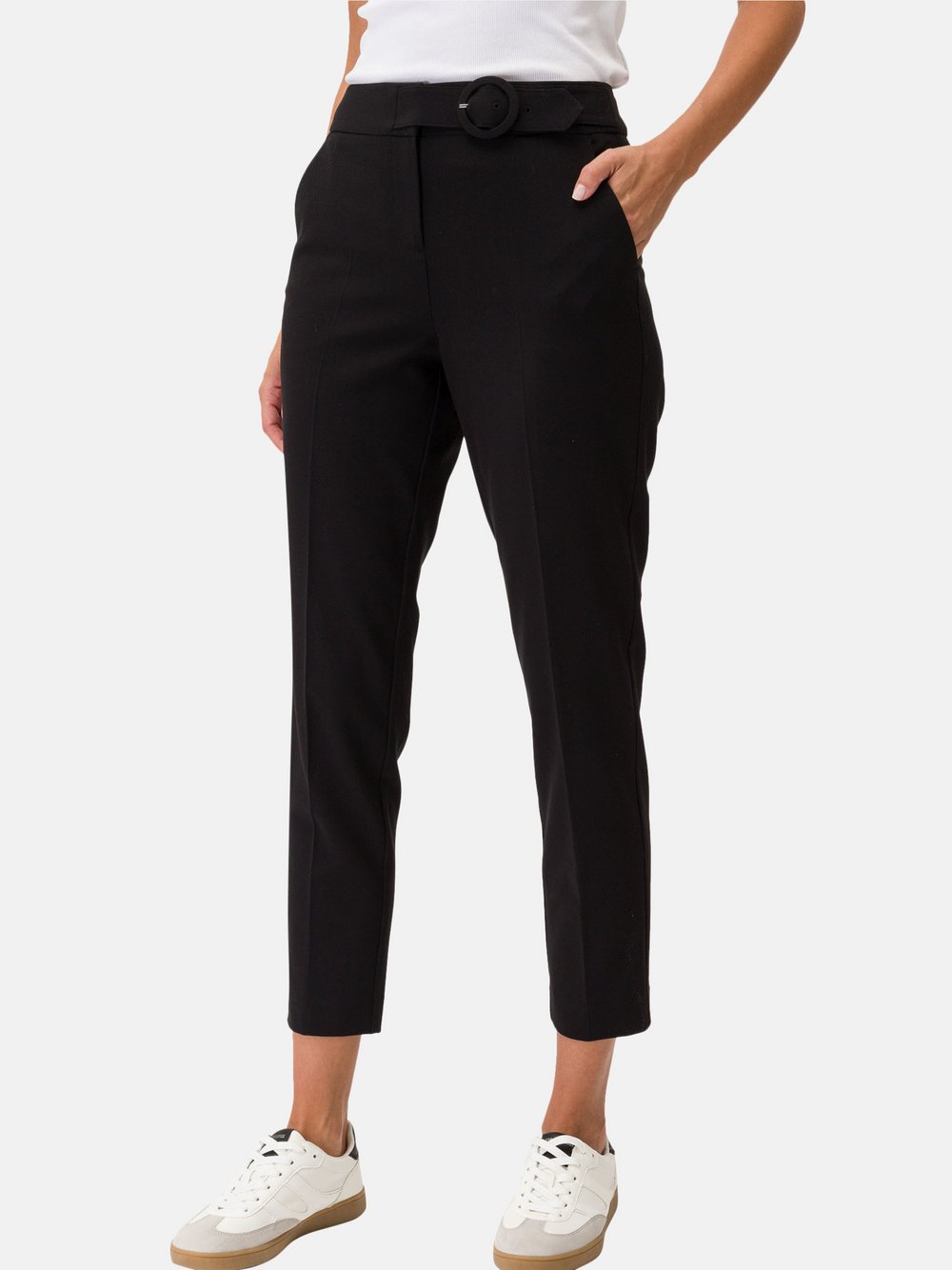 zero Stoffhose Damen schwarz, 44