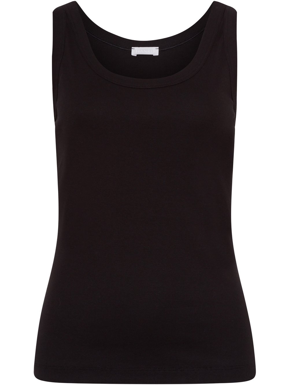 VAN GRAAF Hanro Damen Schwarz Trägertop Jersey Mittel