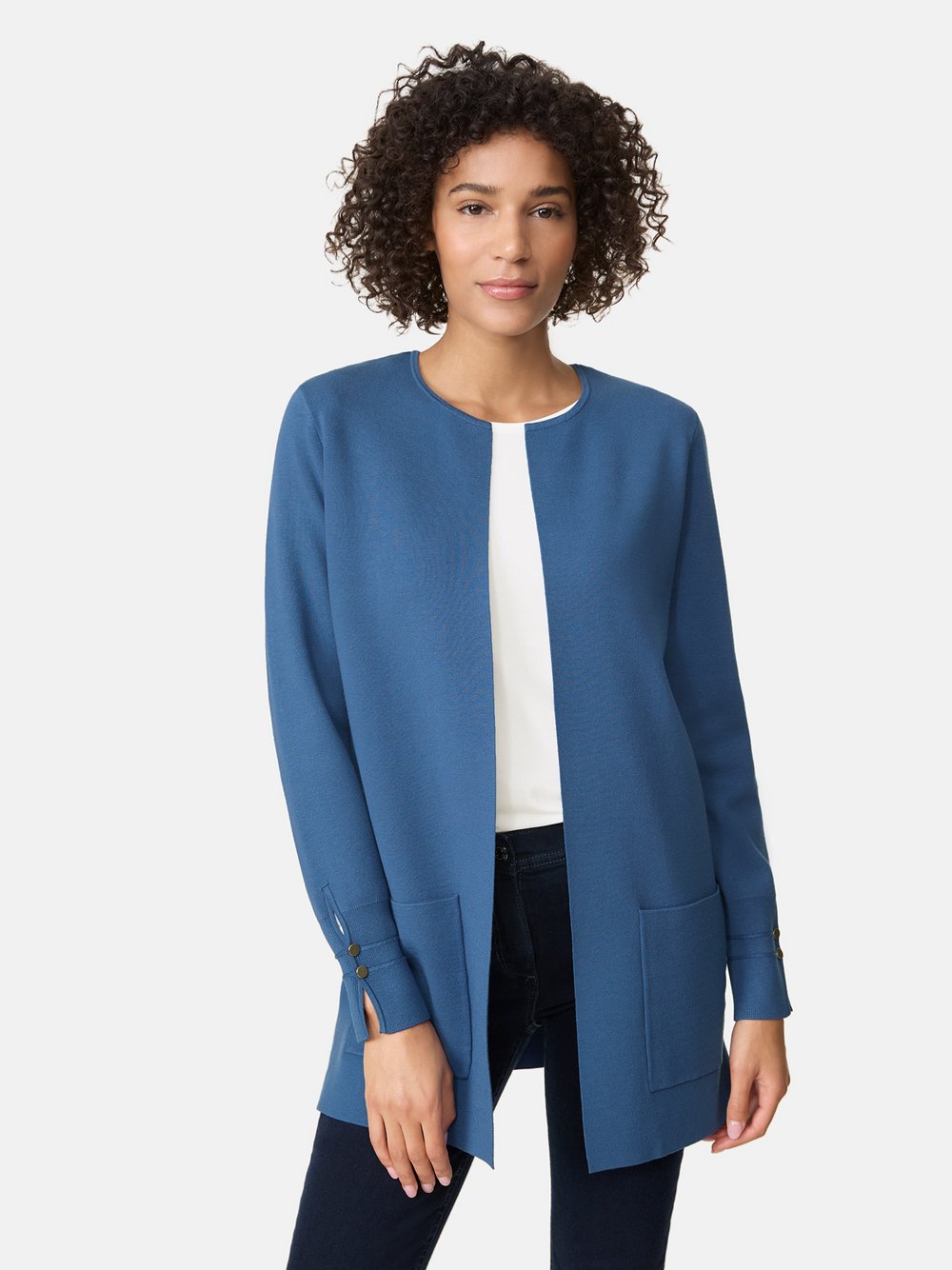 Gerry Weber Cardigan Damen Viskose blau, 38