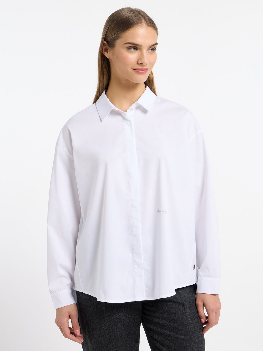 Frieda & Freddies Bluse Damen Baumwolle weiß gemustert, 34