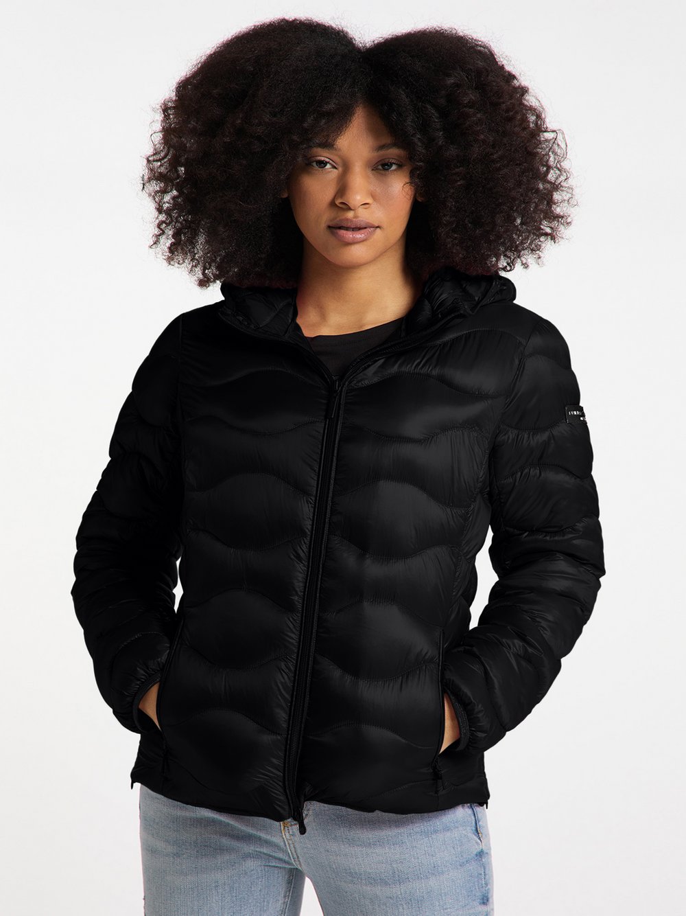 Frieda & Freddies Outdoorjacke Damen schwarz, 42