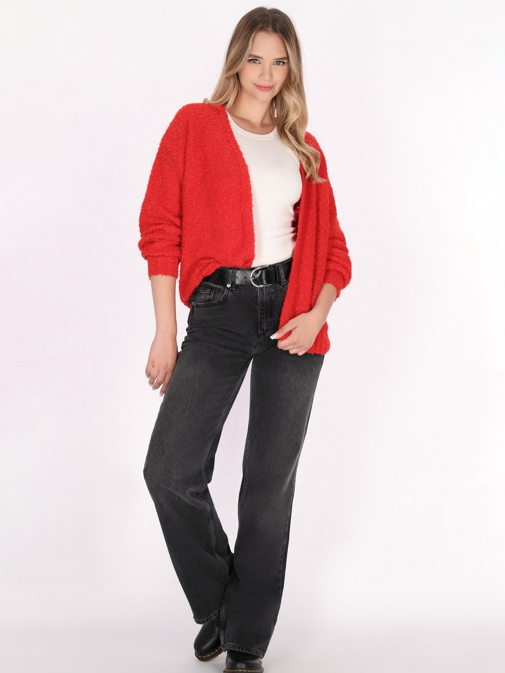 MyMo cardigan Damen rot, M