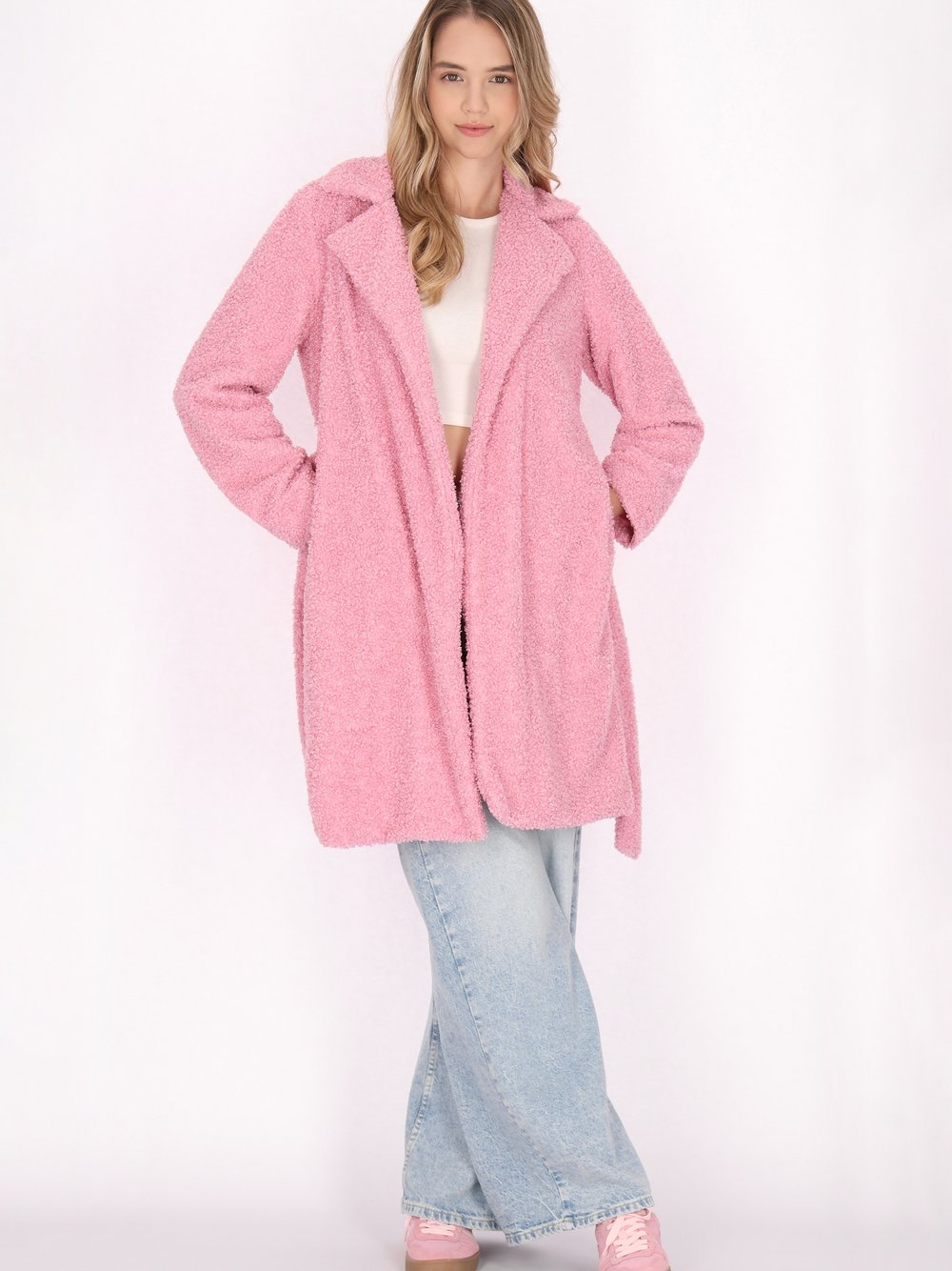 MyMo Mantel Damen rosa, XL