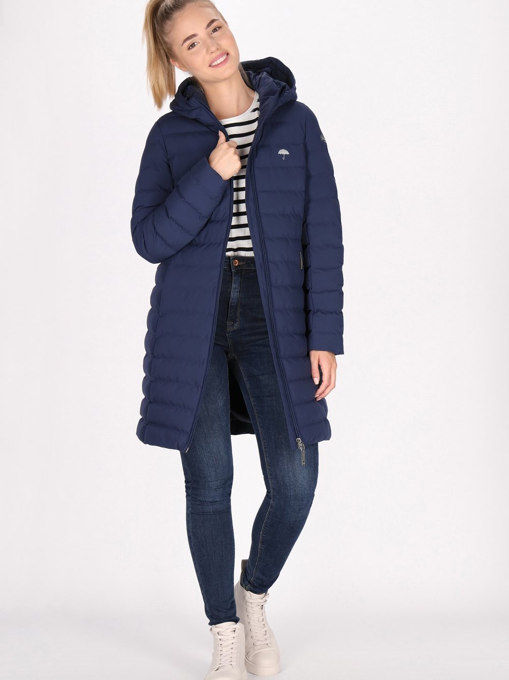 Schmuddelwedda Winterjacke Damen blau, XXL