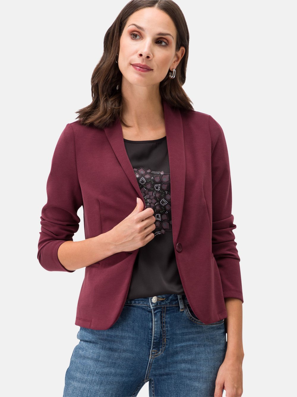 zero Jerseyblazer Damen rot, 34