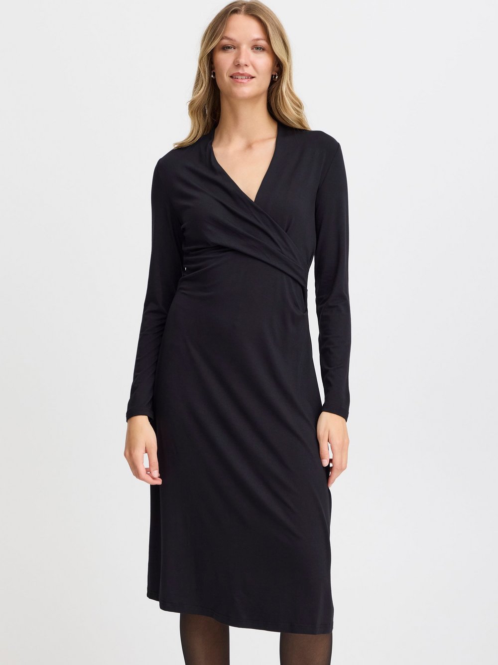 fransa Kleid- FRCERICA DR 2 Damen Viskose schwarz, L