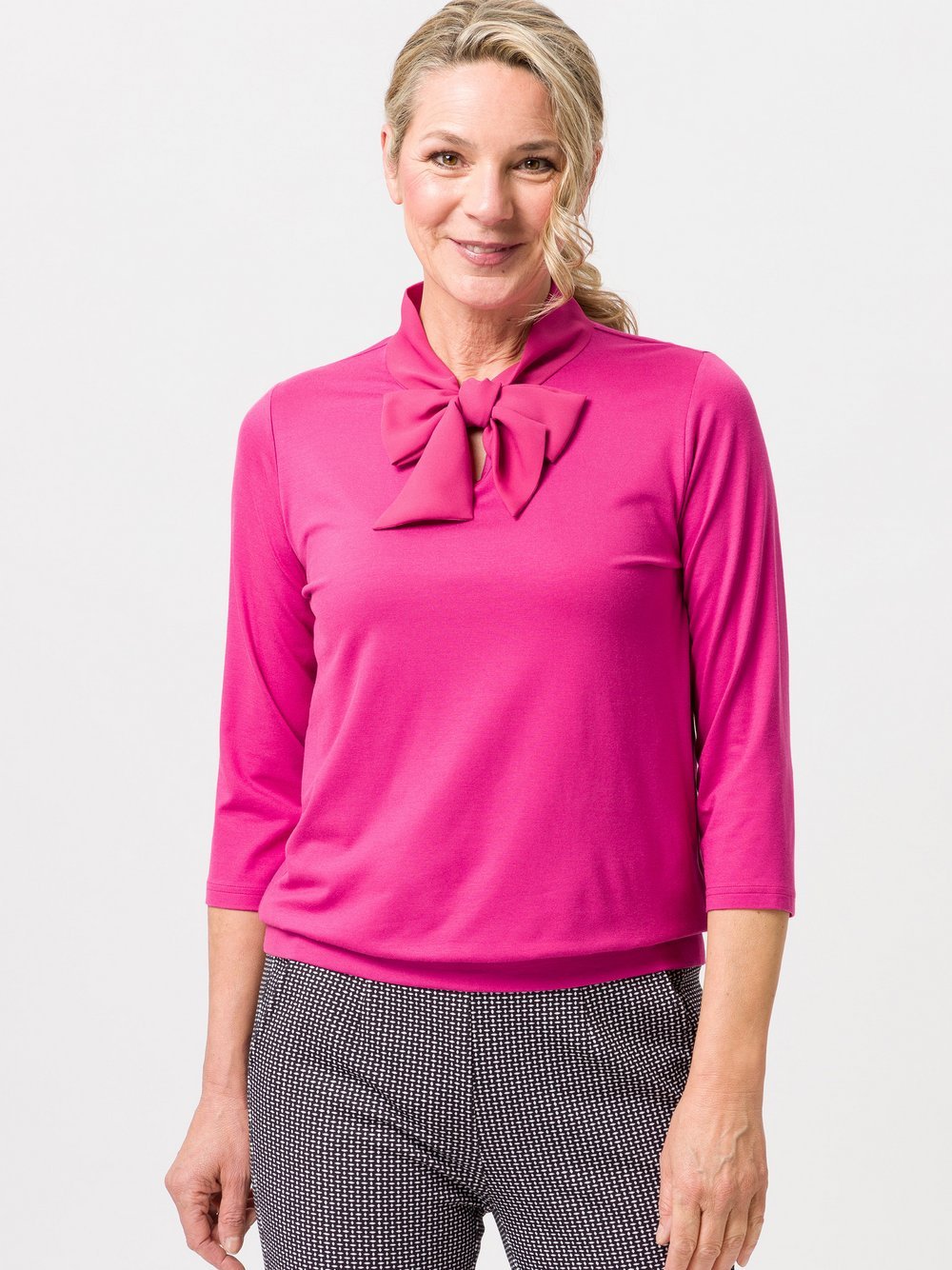 Frank Walder Shirt Damen Viskose pink, 36