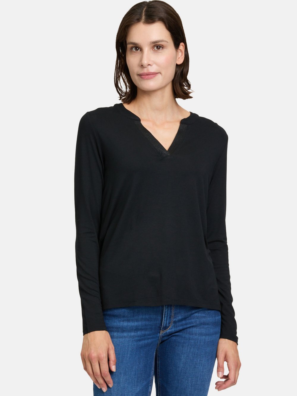 Betty Barclay Blusenshirt Damen Viskose schwarz, 46