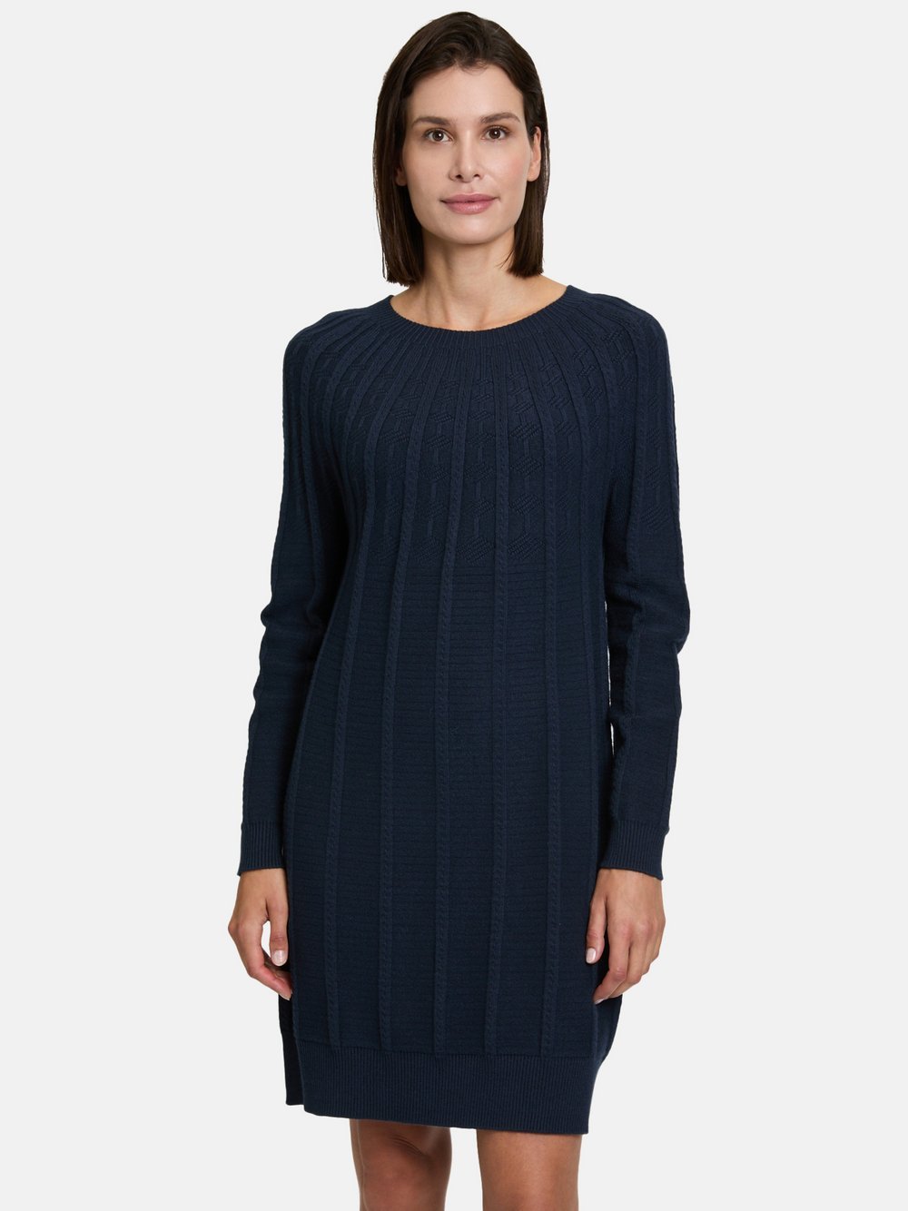 Betty & Co Strickkleid Damen Viskose blau, 36