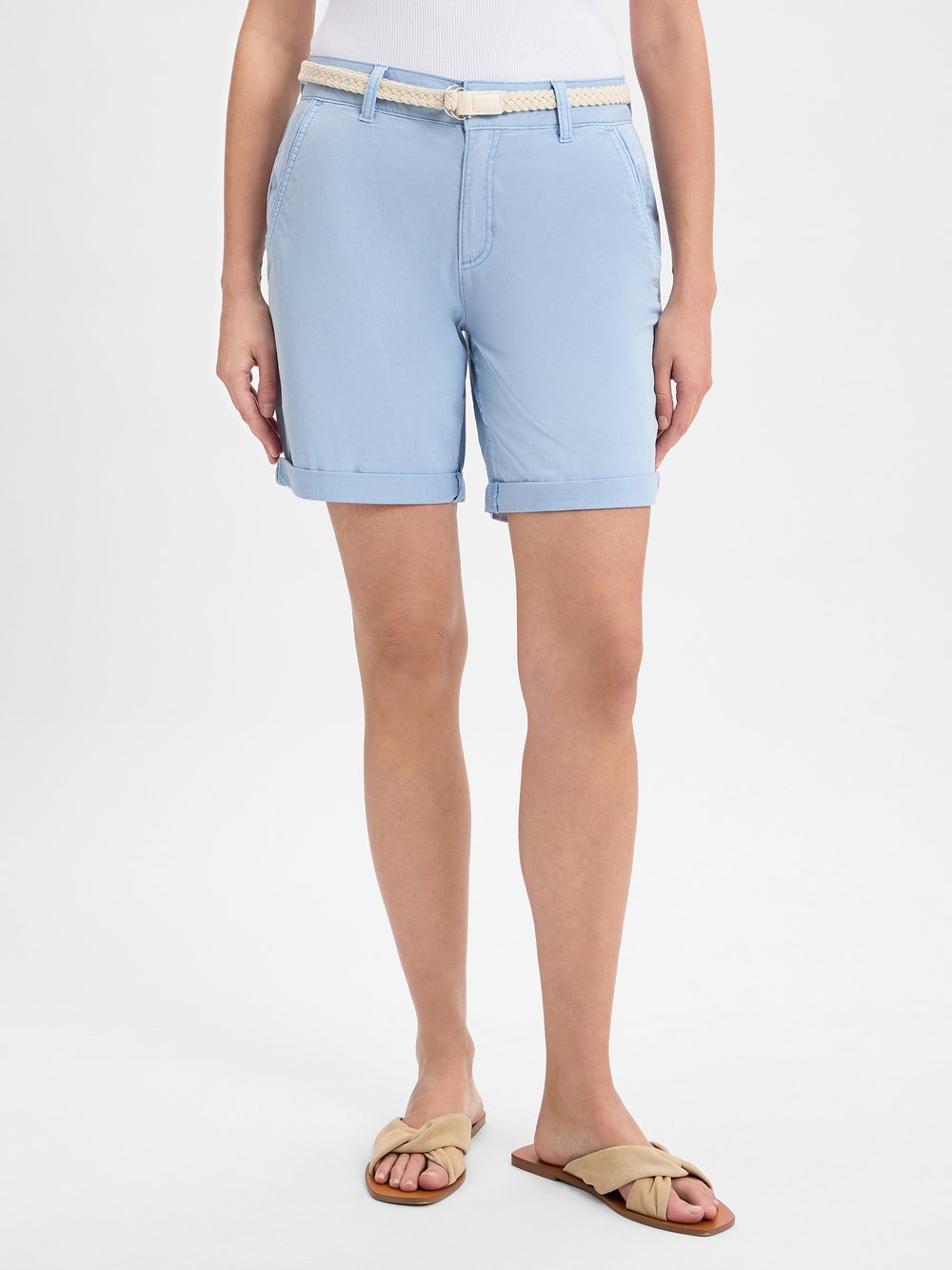 s.Oliver Shorts Damen Baumwolle blau, 34