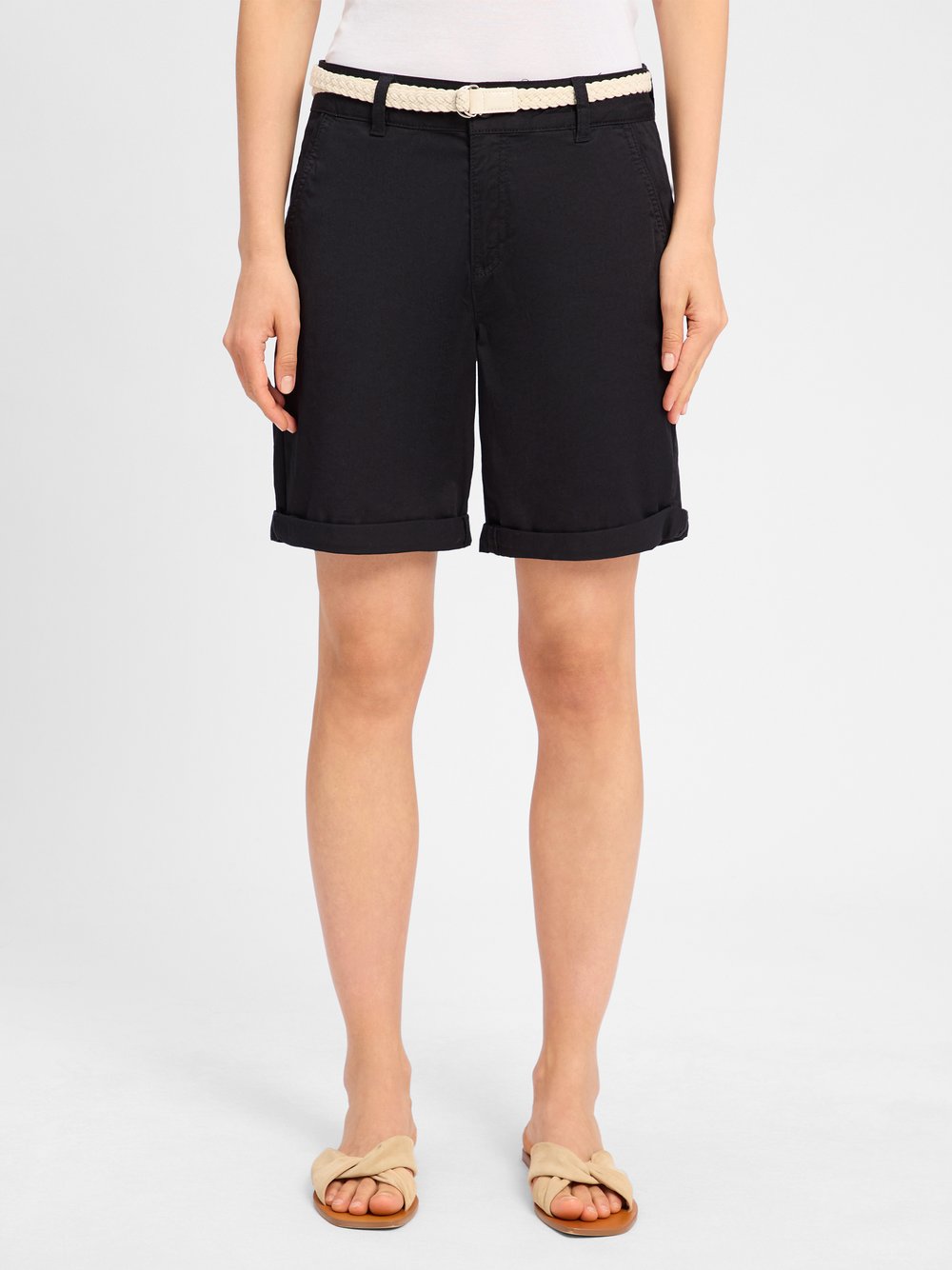 s.Oliver Shorts Damen Baumwolle schwarz, 38