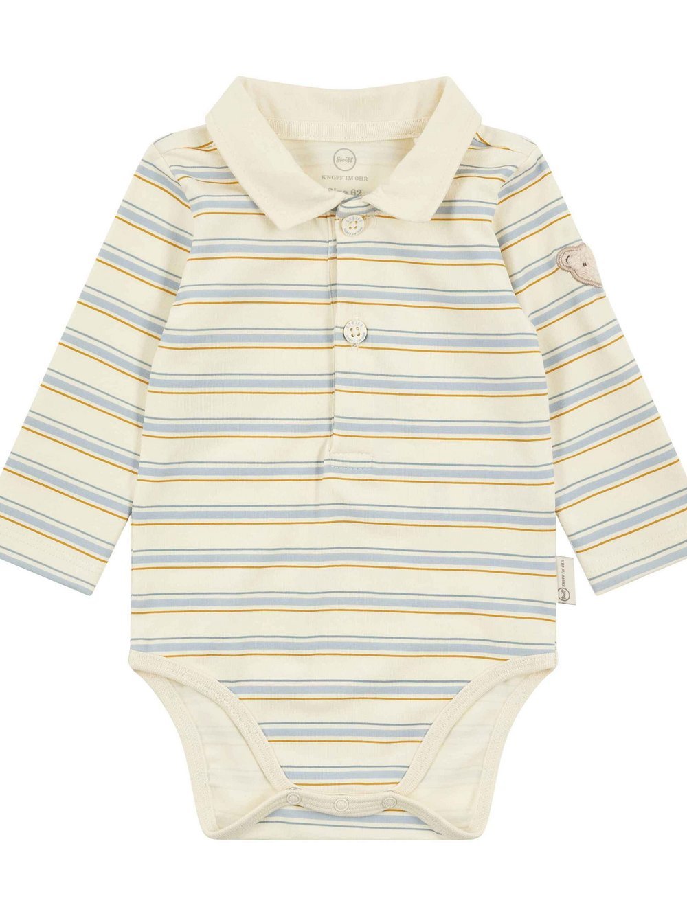 Steiff Body  Jungen Baumwolle beige gestreift, 62