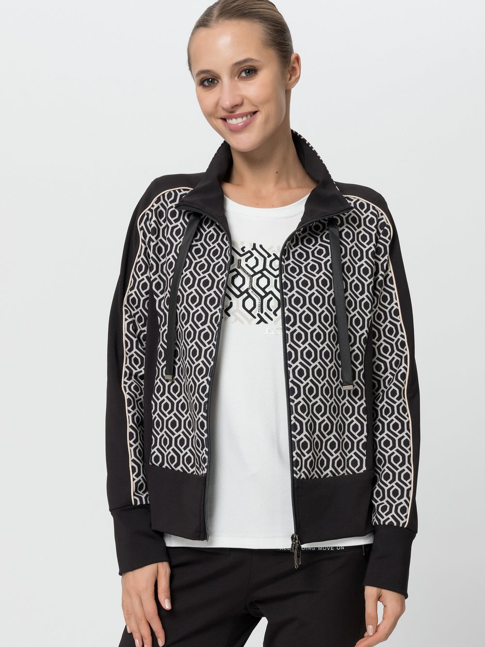 TUZZI Jacke Damen mehrfarbig gemustert, 48