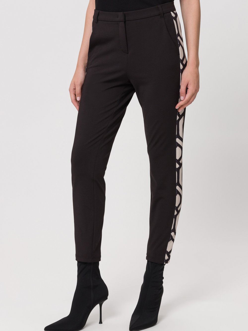 TUZZI Hose Damen schwarz gemustert, 38